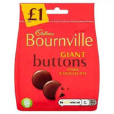 Bourneville Drk Button PM100 (Case of 10) - Honesty Sales